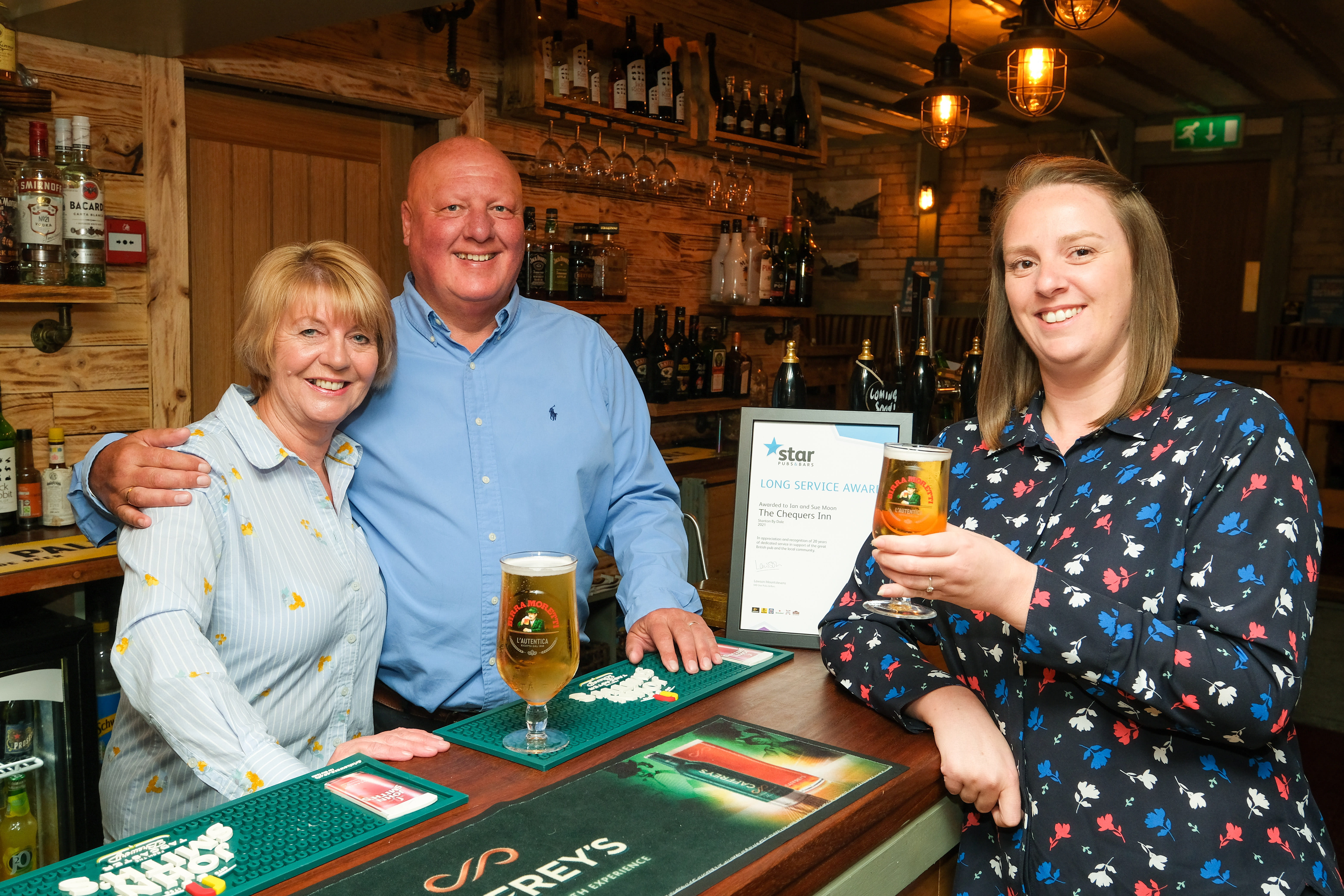 Time Please! Derbyshire Licensees Receive Prestigious Long Service Award